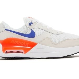 Nike Air Max SYSTM Retro 80s Sneakers White Royal Blue Crimson Red Chunky